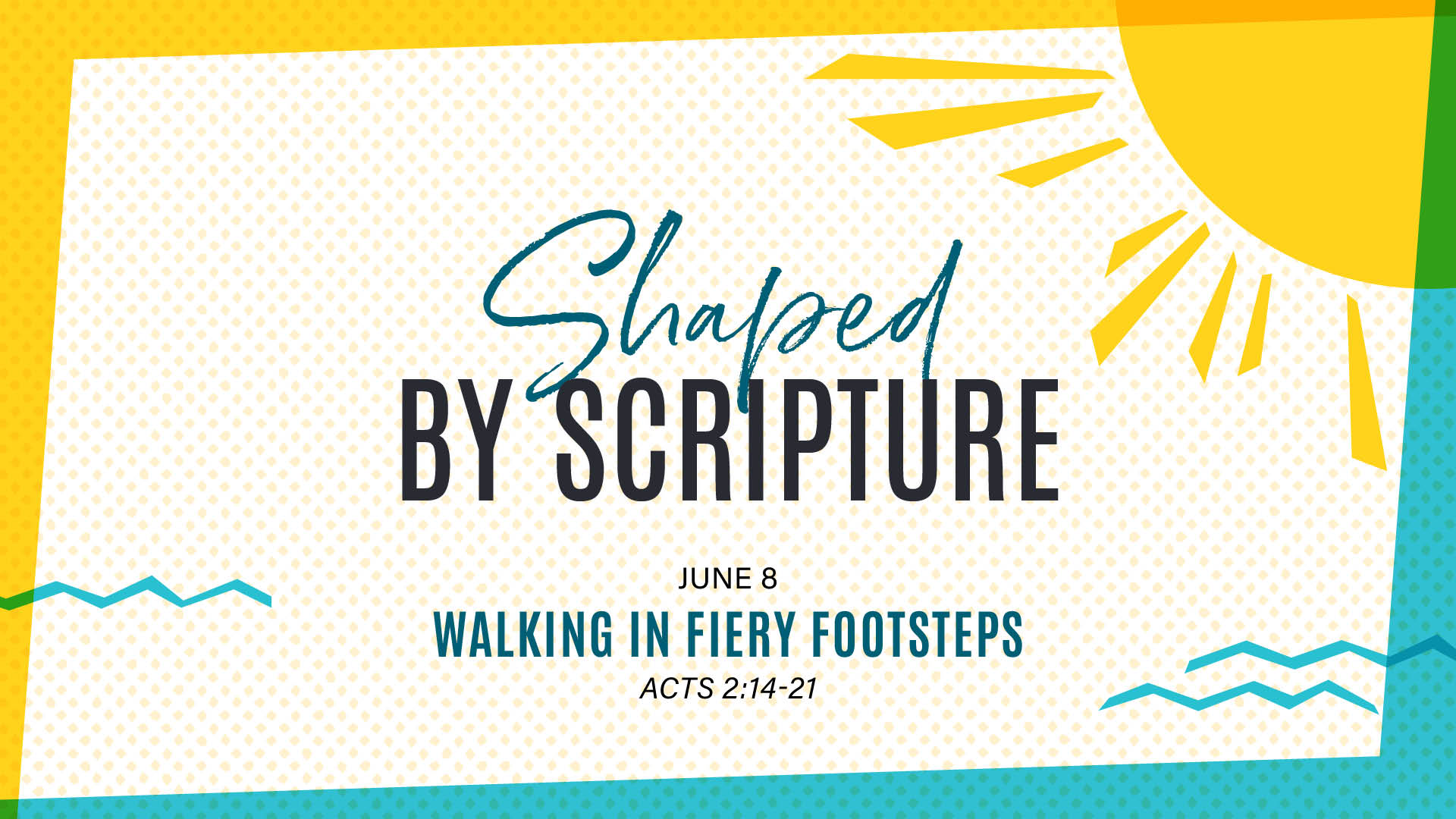 Walking In Fiery Footsteps